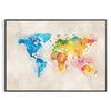 univers Pop Art 10 affiche captivante couleurs éclatantes orange bleu pièce idéale espace cadeau unique disponible encadrement