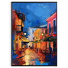 space striking pop art poster vibrant shades orange blue unique wall memorable gift artwork splash excitement room perfect fit dimensions A4 cm A0