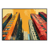 Affiche Pop vibrant noir orange parfait intérieur cadeau idéal amateurs art moderne versions