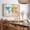 univers Pop Art 10 affiche captivante couleurs éclatantes orange bleu pièce idéale espace cadeau unique disponible encadrement