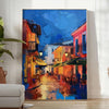 space striking pop art poster vibrant shades orange blue unique wall memorable gift artwork splash excitement room perfect fit dimensions A4 cm A0