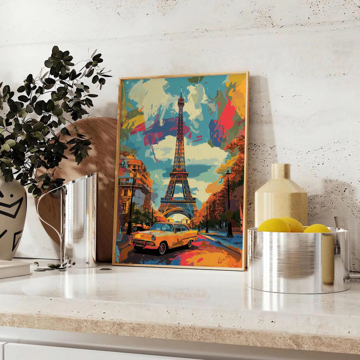 Pop Art Poster 2 Travel Poster High Quality Frame Premium Print Home Decor Color