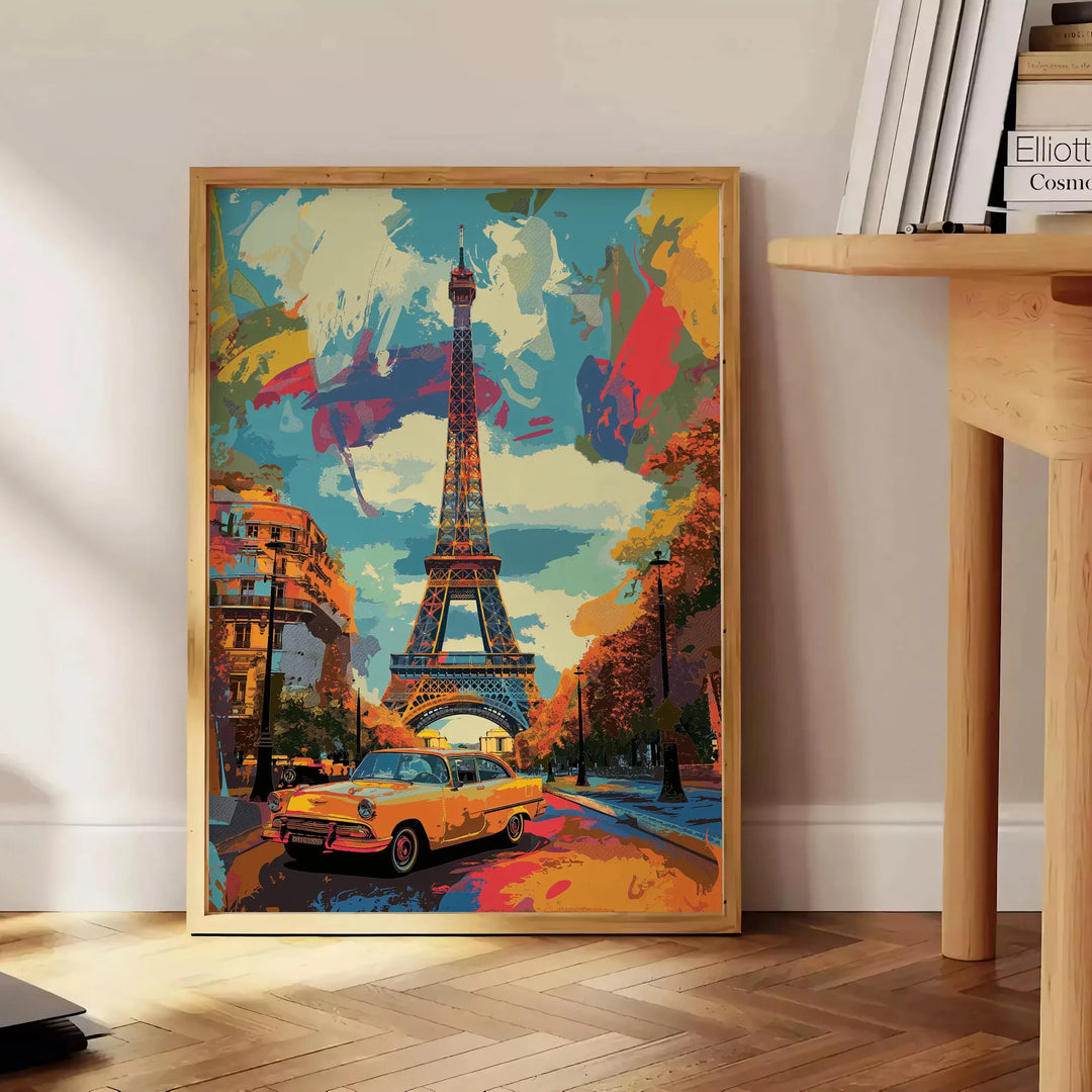 Pop Art Poster 2 Travel Poster High Quality Frame Premium Print Home Decor Color