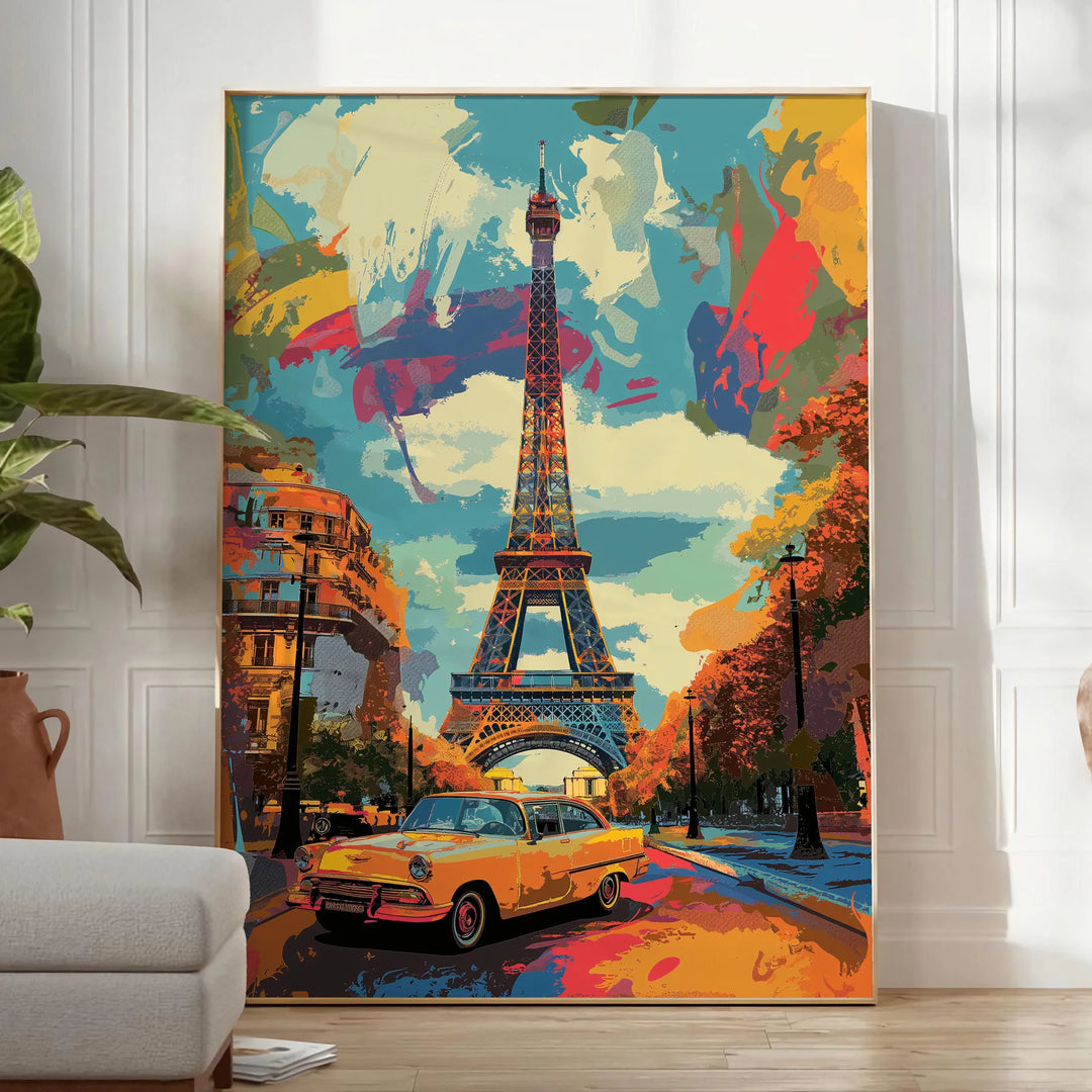 Pop Art Poster 2 Travel Poster High Quality Frame Premium Print Home Decor Color