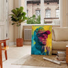 burst creativity space vibrant pop art poster dynamic green blue hues wall enthusiasts unique gift captivating artwork flair room unframed edition today