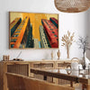 Affiche Pop vibrant noir orange parfait intérieur cadeau idéal amateurs art moderne versions