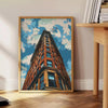 Affiche Art Pop 12 nuances gris bleu une fusion moderne captivante égayera murs cadeau unique disponible cadre déco
