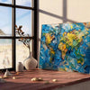 Pop Art 13 poster vibrant green blue hues eye wall print perfect gift lovers bold statement piece space room unique artwork style