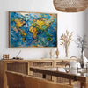 Pop Art 13 poster vibrant green blue hues eye wall print perfect gift lovers bold statement piece space room unique artwork style