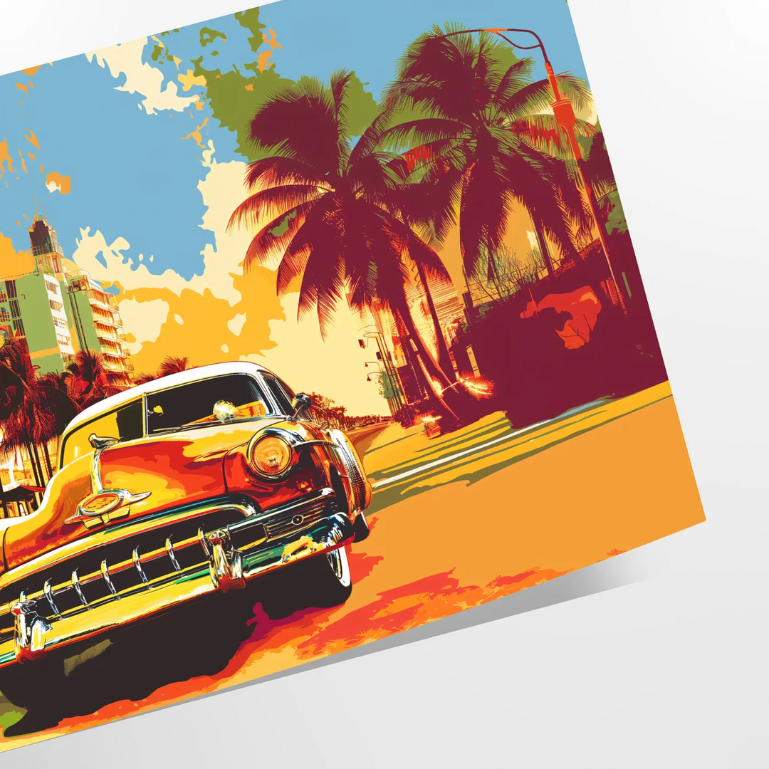 Pop Art Wall Print Travel Poster High Quality Frame Premium Print Home Decor Color