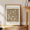 space Portraits Imaginaires Maximalist poster bold blend black orange hues wall art unique gift versatile sizes A4 cm A0 decor mesmerizing print today