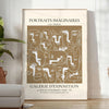 space Portraits Imaginaires Maximalist poster bold blend black orange hues wall art unique gift versatile sizes A4 cm A0 decor mesmerizing print today