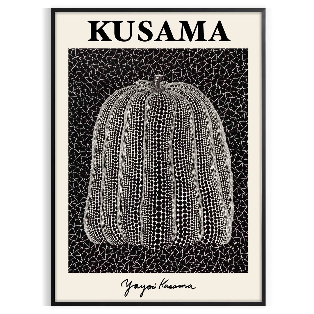 Pumpkin Yayoi Kusama Art Print 3 Travel Poster High Quality Frame Premium Print Home Decor Color