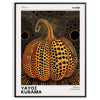 Pumpkin Yayoi Kusama-inspirerad poster med livfulla orange och svarta färger, perfekt för att lysa upp ditt hem. Finns i fler