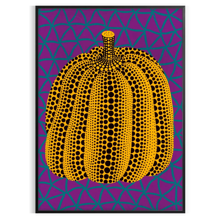 Pumpkin Yayoi Kusama Print 2 Travel Poster High Quality Frame Premium Print Home Decor Color