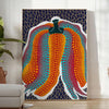 affiche envoûtante art citrouilles Yayoi Kusama nuances vertes bleues cadeau idéal amateurs contemporain disponibles A4 cm A0