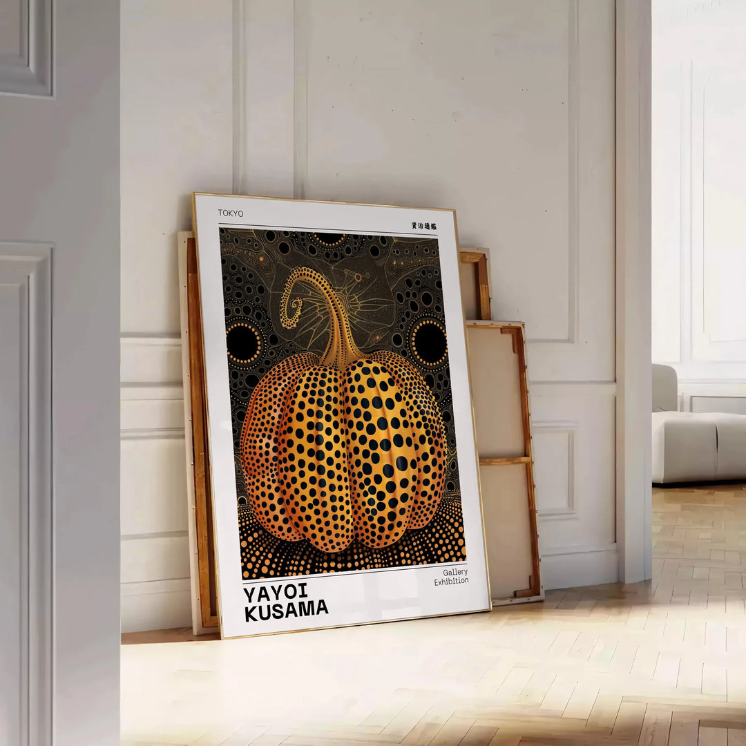 Pumpkin Yayoi Kusama Poster 1 Travel Poster High Quality Frame Premium Print Home Decor Color