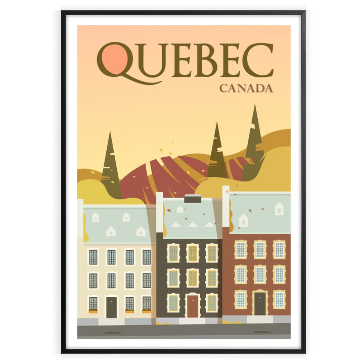 Affiche d’art mural imprimé du Québec