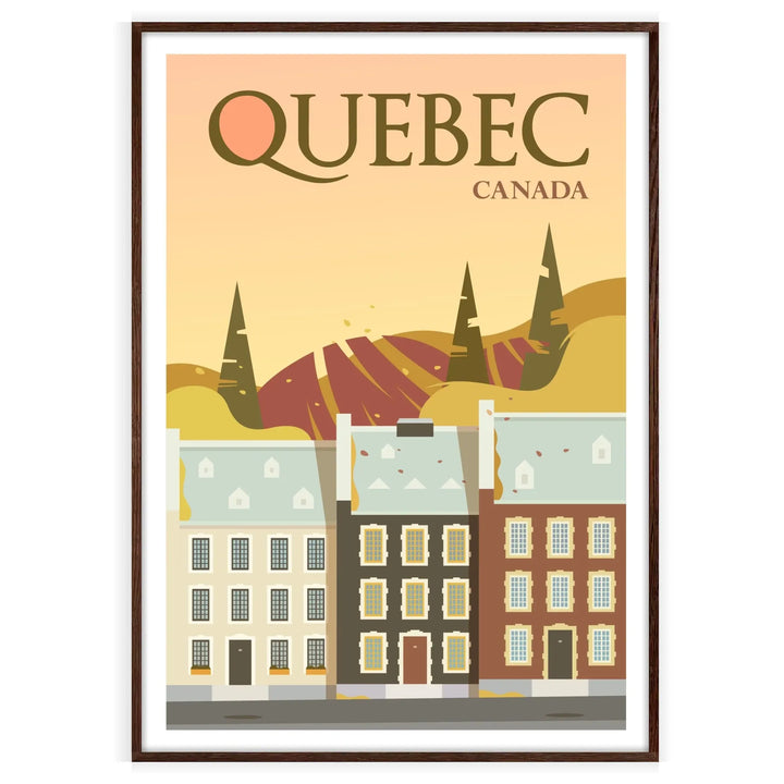 Affiche d’art mural imprimé du Québec