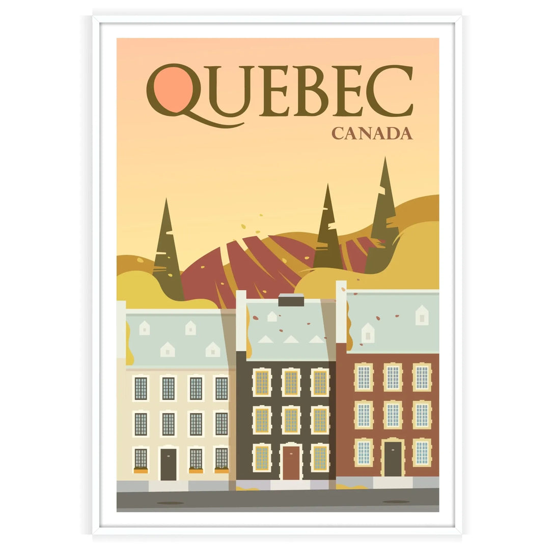 Affiche d’art mural imprimé du Québec