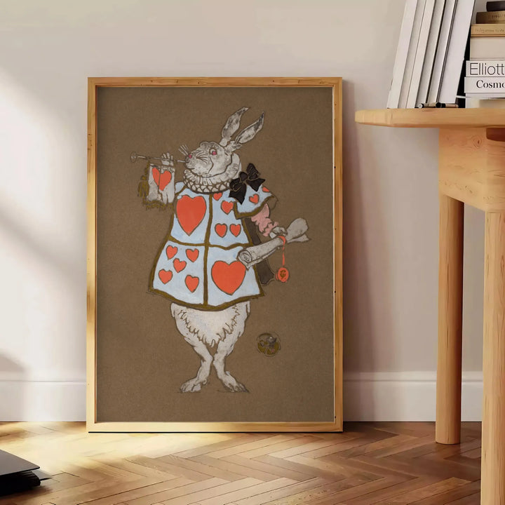 Rabbit Animal Poster Travel Poster High Quality Frame Premium Print Home Decor Color