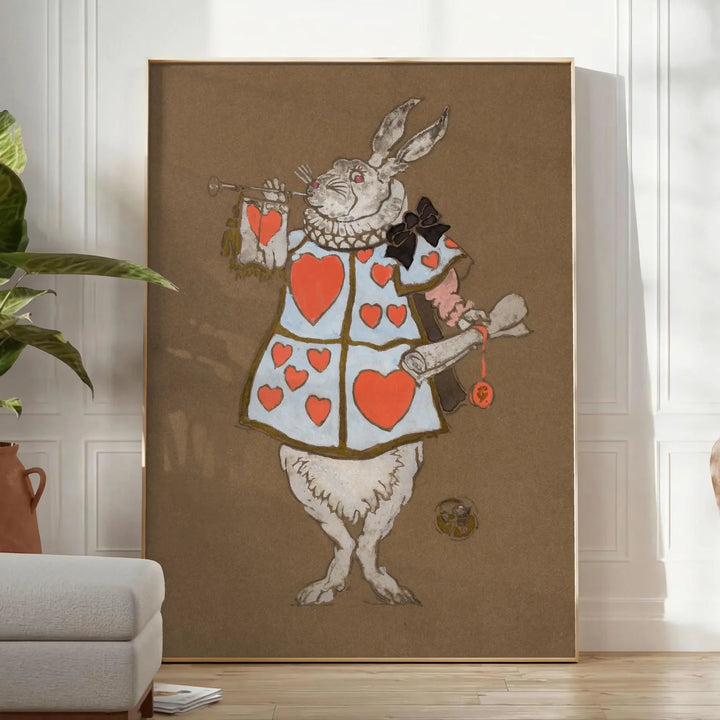 Rabbit Animal Poster Travel Poster High Quality Frame Premium Print Home Decor Color