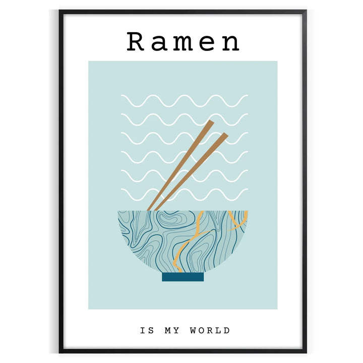 Ramen Kitchen Art 1 Travel Poster High Quality Frame Premium Print Home Decor Color