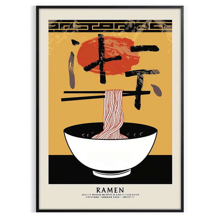 Ramen Kitchen Poster Travel Poster High Quality Frame Premium Print Home Decor Color