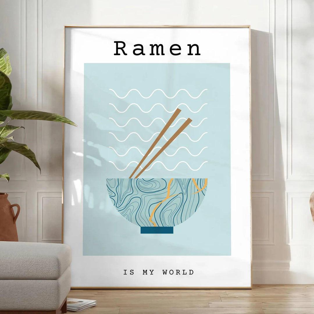 Ramen Kitchen Art 1 Travel Poster High Quality Frame Premium Print Home Decor Color