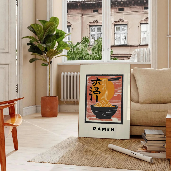 Ramen Kitchen Poster 4 Travel Poster High Quality Frame Premium Print Home Decor Color