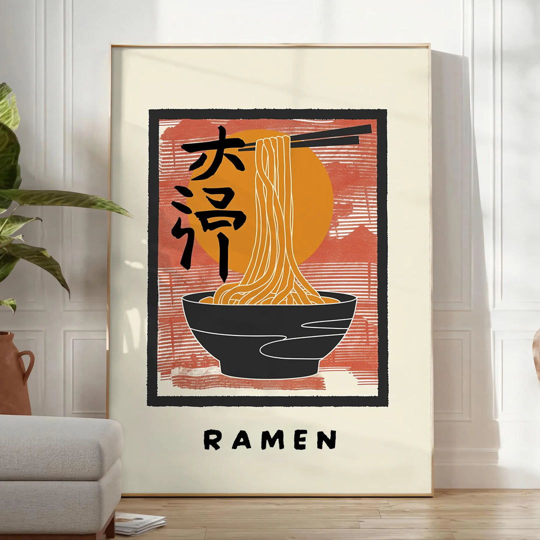 Ramen Kitchen Poster 4 Travel Poster High Quality Frame Premium Print Home Decor Color