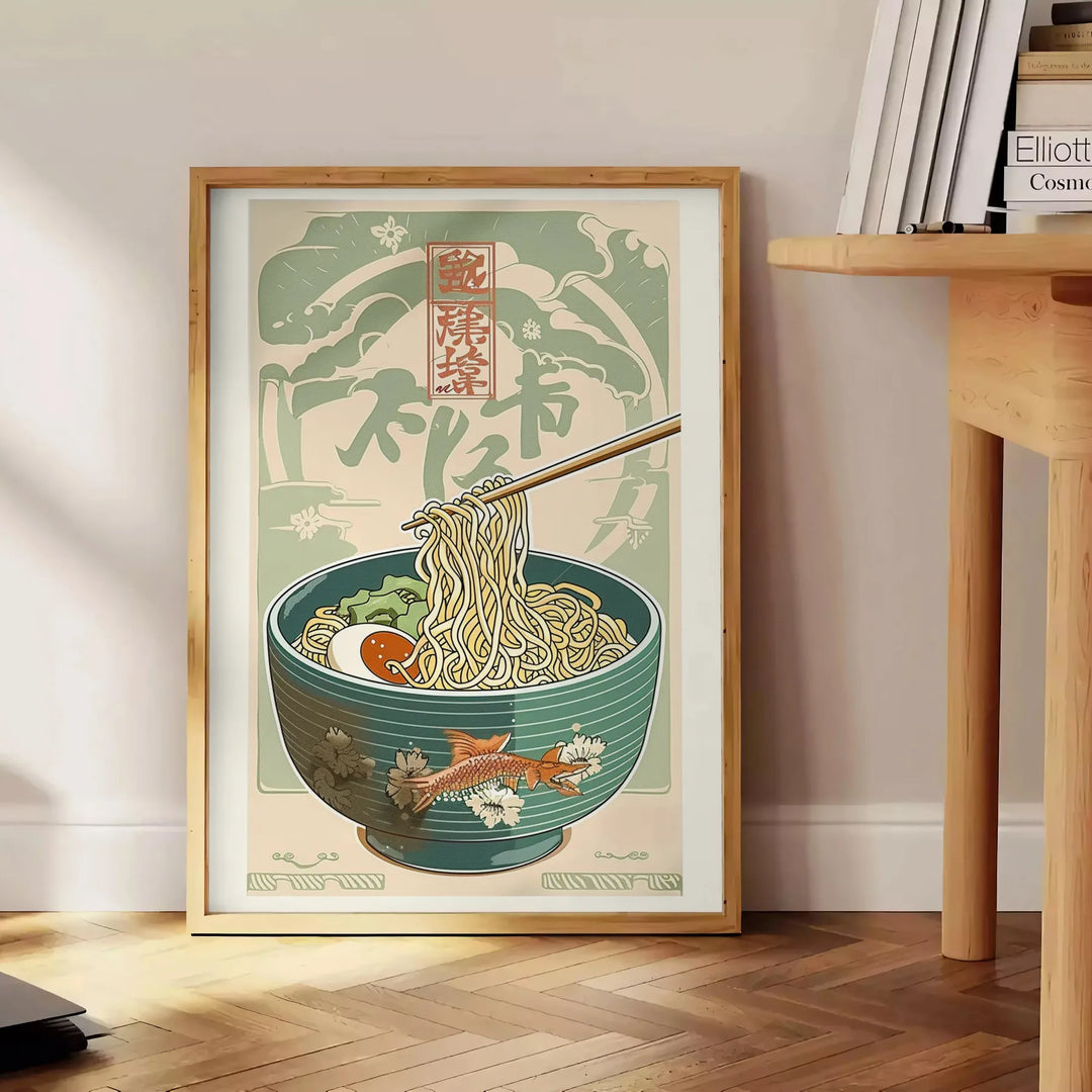 Ramen Kitchen Poster 5 Travel Poster High Quality Frame Premium Print Home Decor Color