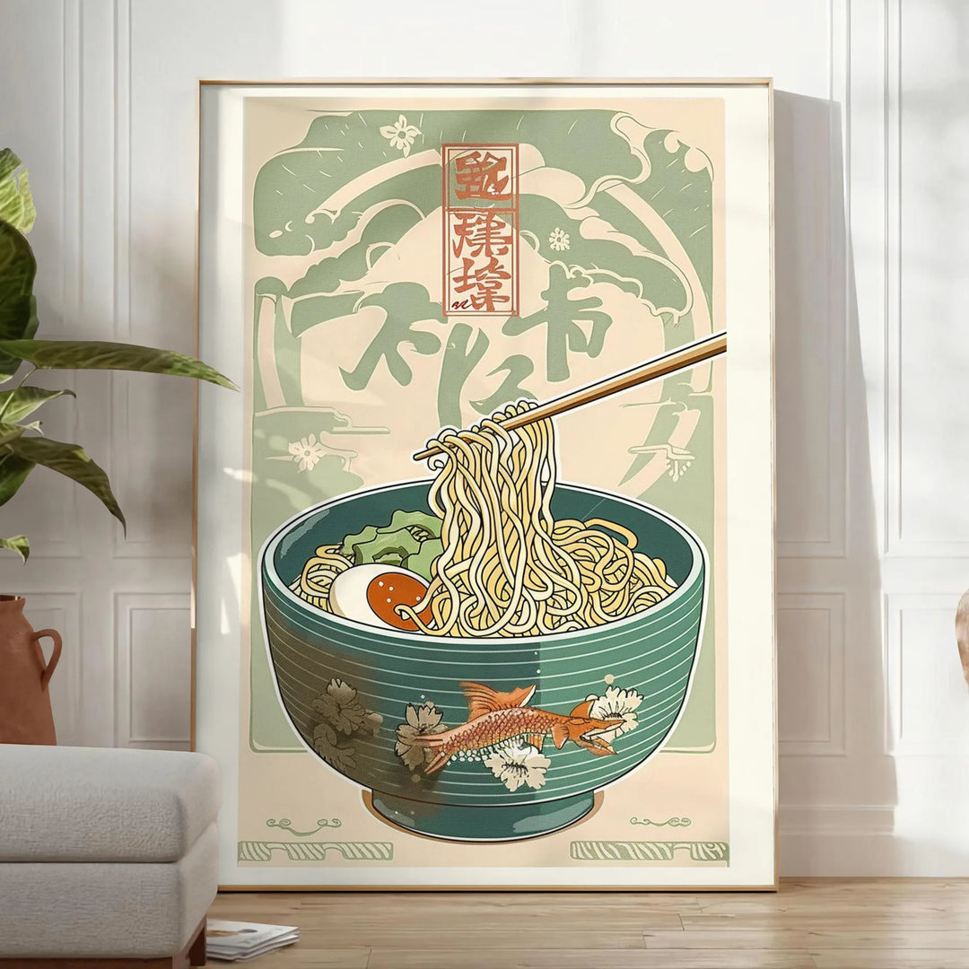 Ramen Kitchen Poster 5 Travel Poster High Quality Frame Premium Print Home Decor Color