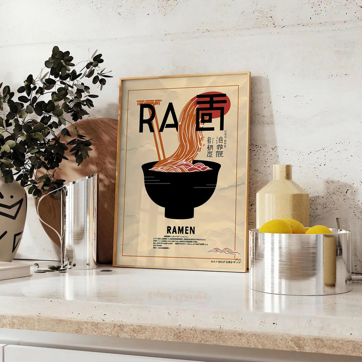 Ramen Kitchen Print 1 Travel Poster High Quality Frame Premium Print Home Decor Color