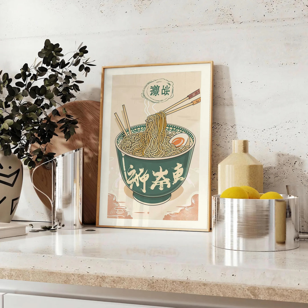 Ramen Kitchen Print 2 Travel Poster High Quality Frame Premium Print Home Decor Color