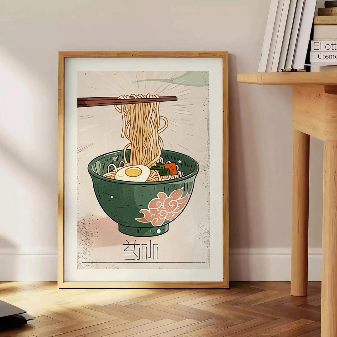 Ramen Kitchen Wall Art 1 Travel Poster High Quality Frame Premium Print Home Decor Color