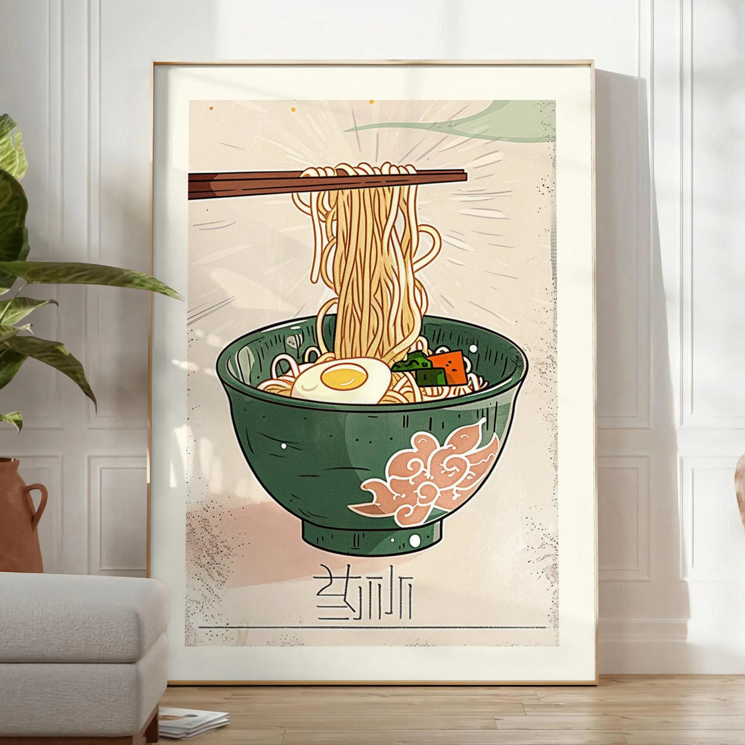 Ramen Kitchen Wall Art 1 Travel Poster High Quality Frame Premium Print Home Decor Color