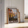 enchanting Rome Par La Voie Du Mont Cenis poster captivating piece wall art stunning black green palette unique gift artwork elegance space unframed options