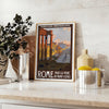 enchanting Rome Par La Voie Du Mont Cenis poster captivating piece wall art stunning black green palette unique gift artwork elegance space unframed options