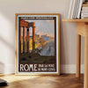 enchanting Rome Par La Voie Du Mont Cenis poster captivating piece wall art stunning black green palette unique gift artwork elegance space unframed options