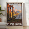 enchanting Rome Par La Voie Du Mont Cenis poster captivating piece wall art stunning black green palette unique gift artwork elegance space unframed options