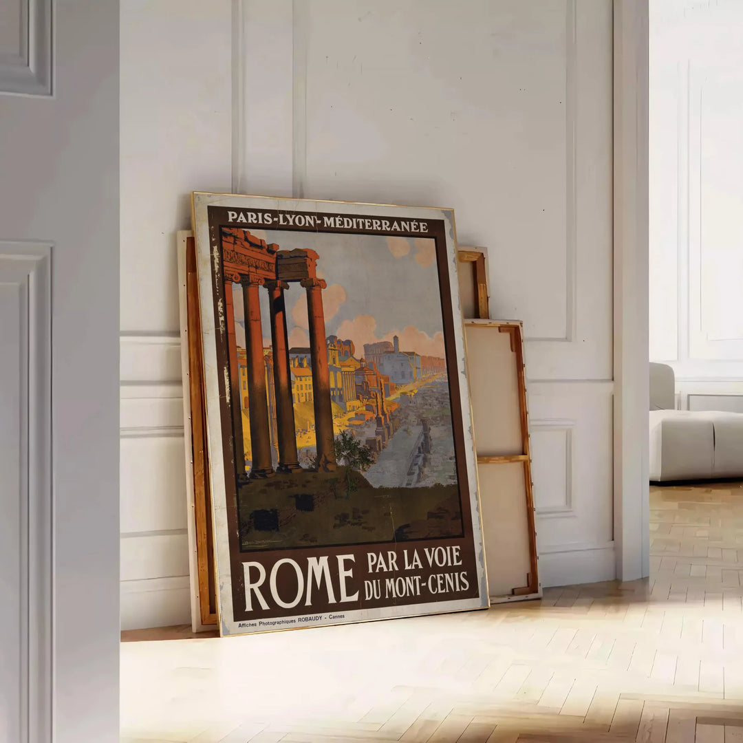 Rome Travel Poster Art Print Travel Poster High Quality Frame Premium Print Home Decor Color