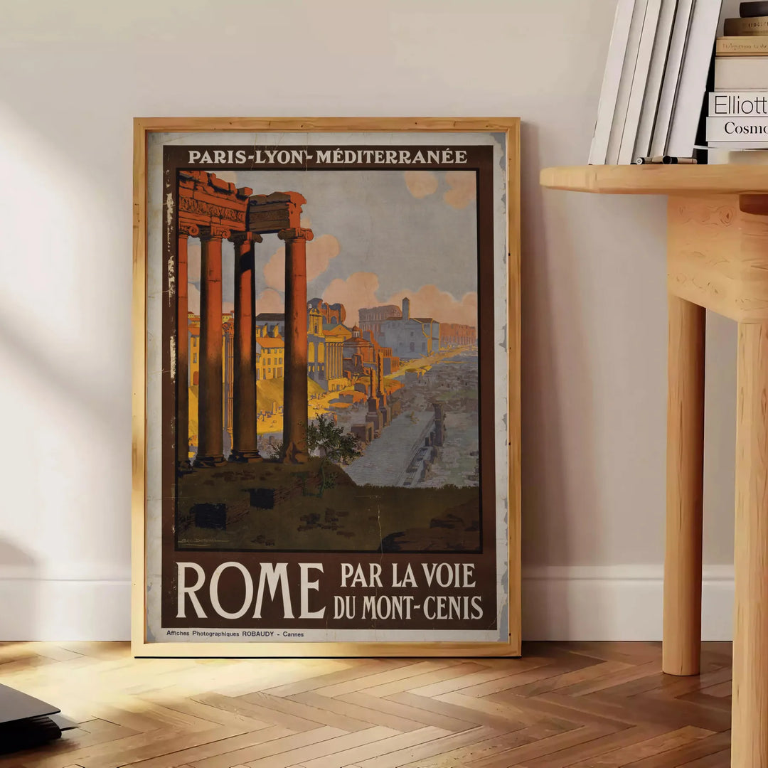 Rome Travel Poster Art Print Travel Poster High Quality Frame Premium Print Home Decor Color