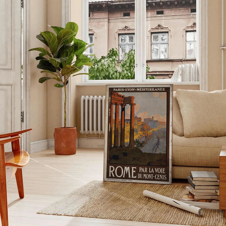 Rome Travel Poster Art Print Travel Poster High Quality Frame Premium Print Home Decor Color