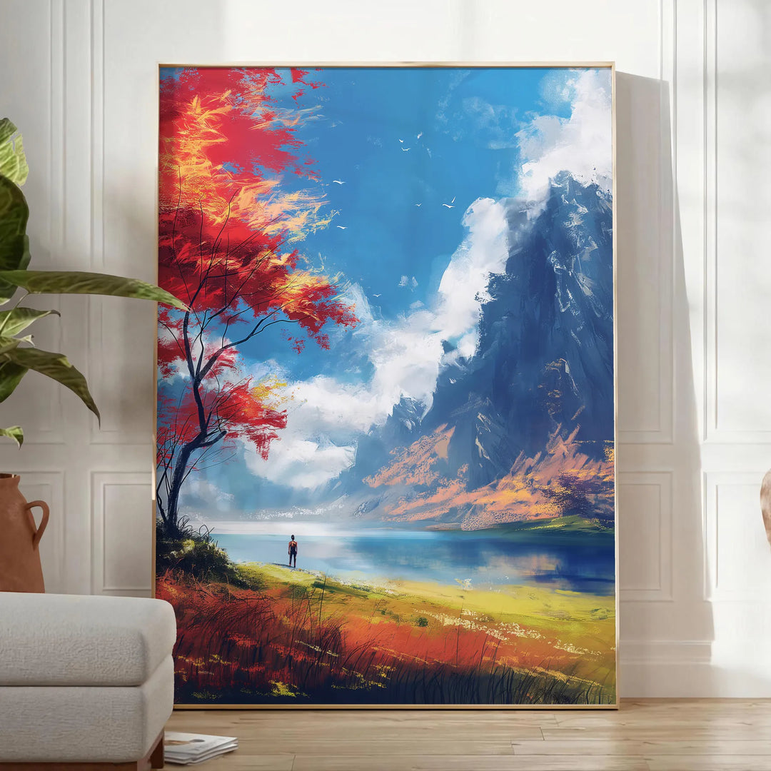 Scenery Art Wall Art Travel Poster High Quality Frame Premium Print Home Decor Color