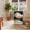 iconic charm vintage travel See America poster stunning gray black artwork perfect wall art gift lovers sizes A4 cm A0 timeless print home office