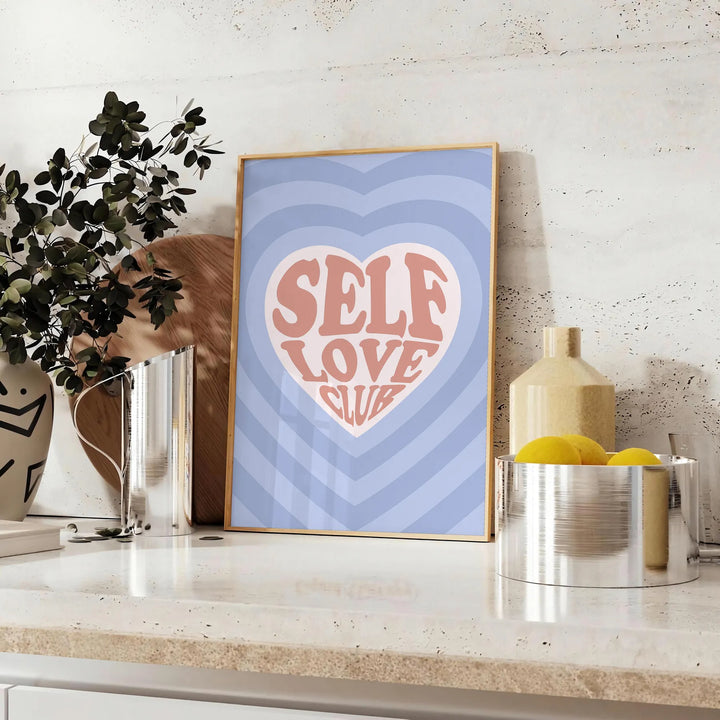 Self Love Motivation Print Travel Poster High Quality Frame Premium Print Home Decor Color