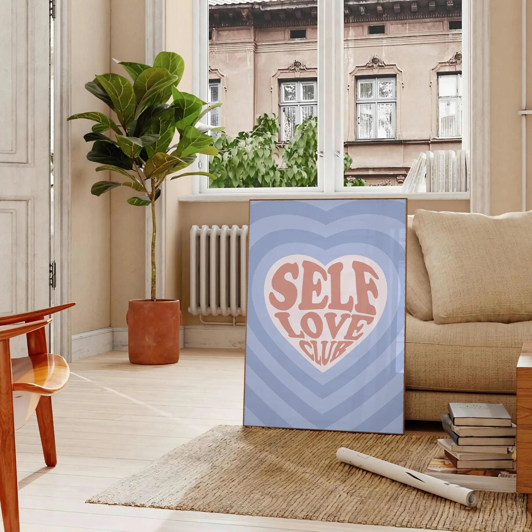 Self Love Motivation Print Travel Poster High Quality Frame Premium Print Home Decor Color