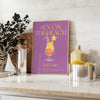 space vibrant Sex Beach cocktail poster burst yellow orange hues stunning wall art perfect gift enthusiasts lovers various dimensions A4 cm A0