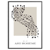 une touche bohème intérieur affiche chic poster unique cadeau parfait amoureux style boho formats A4 cm A0